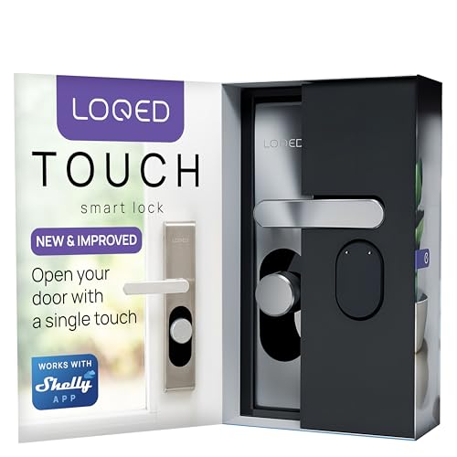 Shelly LOQED Touch Smart Lock Silber – WLAN Schlüsselloses Türschloss mit Touch-to-Open, Code und Digitalen Schlüsseln, Fernsteuerung über Shelly App, EN1303, EN15684 und SKG Drei-Sterne-Standard Shelly LOQED Touch Smart Lock Silber – WLAN Schlüsselloses Türschloss mit Touch-to-Open, Code und Digitalen Schlüsseln, Fernsteuerung über Shelly App, EN1303, EN15684 und SKG Drei-Sterne-Standard von Loqed