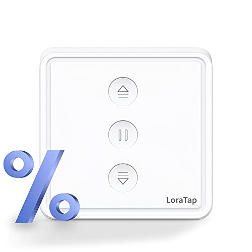 LoraTap [5. Gen] WIFI Rollladen Schalter Smart Home Rollladensteuerung Jalousien und Rollladen per App Sprachbefehl steuern von LoraTap