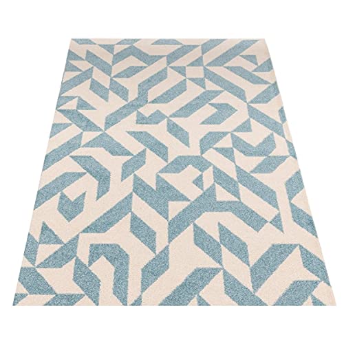 LordofRugs Muse MU03 Blaue Formen, 160 x 230 cm von Lord of Rugs