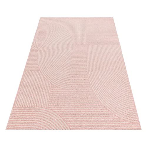 LordofRugs Muse MU17 Pink Geometrisch 80 x 150 cm von Lord of Rugs