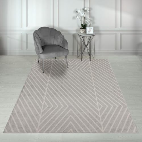 LordofRugs Muse MU09 Grau Linear 160 x 230 cm von Lord of Rugs