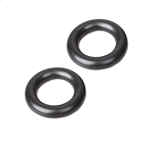 LoreenCar 2 Stück Auto Universaler Schalldämpfer Auspuff Aufhänger Buchse Kit 60mm O-Ring Auspuffaufhängungssatz Universaler Auspuff Hänger Kit (60mm-2) von LoreenCar