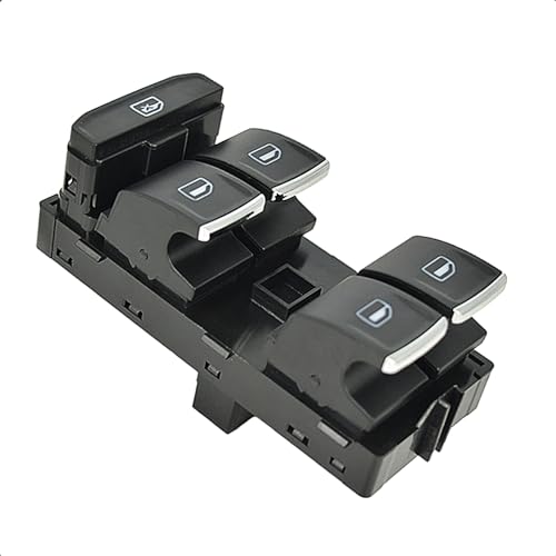 LoreenCar Elektrischer Fensterheber Schalter 5G0959857/5GG959857C für VW Golf 7, Arteon, Passat B8, Tiguan, Touran, Skoda Karoq/Kodiaq/Superb, Seat Leon von LoreenCar