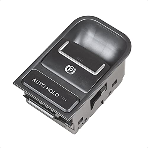 LoreenCar FU Schalter Bremsschalter 5N0927225A/5N0927225B/5N0927225XSJ für VW Tiguan I 5N, Sharan II 7N1/7N2, SEAT Alhambra II, Feststellbremsbetätigung, Handbremstaster, Parkbremse (Schwarz) von LoreenCar