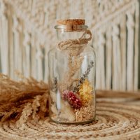 Blütenglas, Glas Mit Deckel, Trockenblumen, Deko Wohnzimmer, Trockenblumen Im Glas, Geschenk Blütenglas, Glas Mit Deckel, Trockenblumen, Deko Wohnzimmer, Trockenblumen Im Glas, Geschenk von LorelaiHome