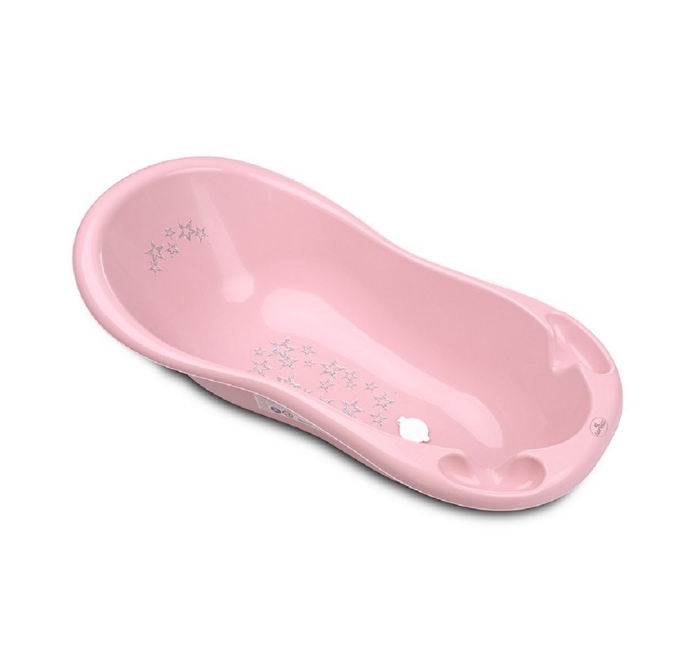 Lorelli Babybadewanne Baby Badewanne 100 cm, mit Anti-Rutsch-Matte, Wasserablauf, Ablagefächer von Lorelli