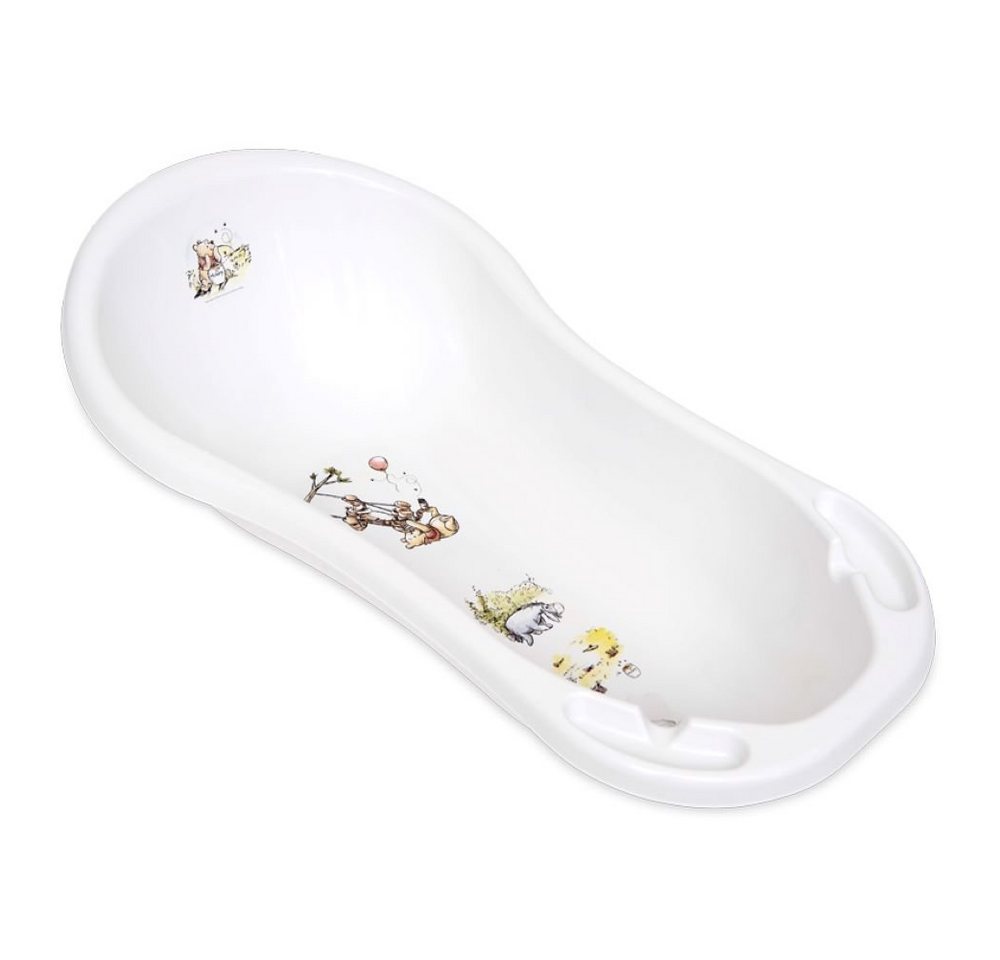 Lorelli Babybadewanne Baby Badewanne Bär und Freunde, 100 cm, Ablagefächer, Wasserablauf von Lorelli