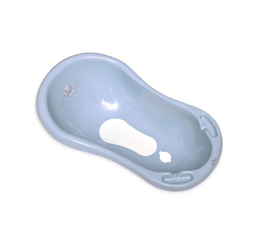 Lorelli Babybadewanne Babybadewanne 84 cm Wasserablauf, Ablagefächer ergonomische Form von Lorelli