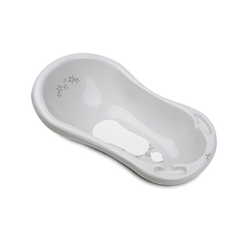 Lorelli Babybadewanne Babybadewanne 84 cm Wasserablauf, Ablagefächer ergonomische Form von Lorelli