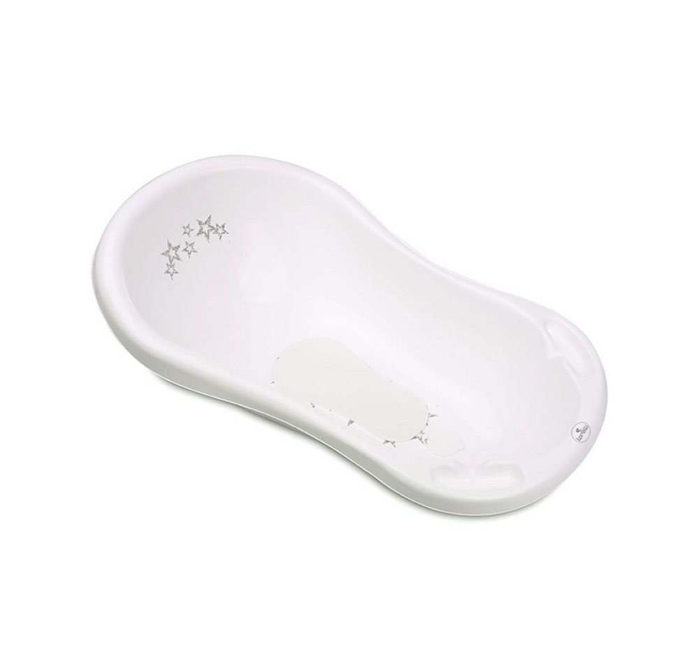 Lorelli Babybadewanne Babybadewanne 84 cm Wasserablauf, Ablagefächer ergonomische Form von Lorelli