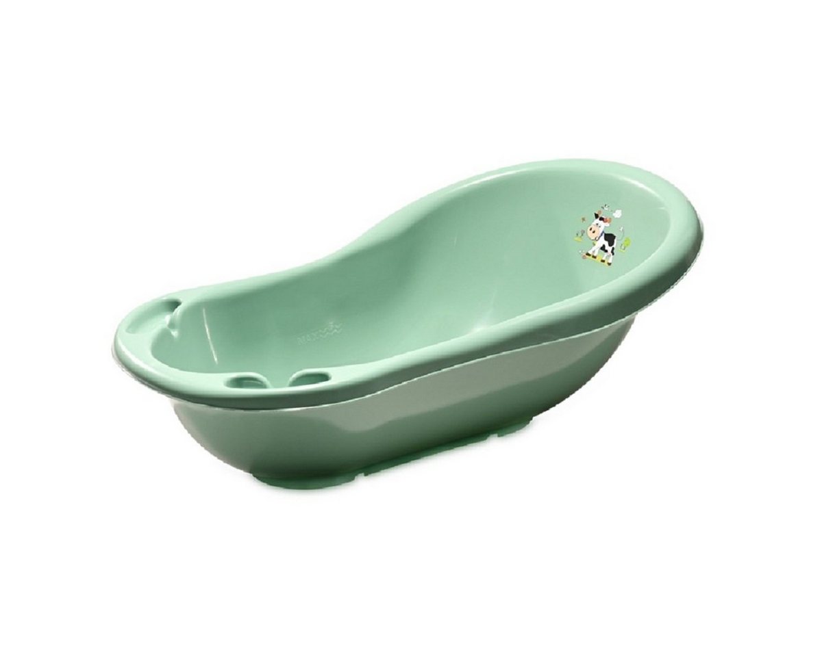 Lorelli Babybadewanne Babybadewanne Hippo 84 cm, Ablagefächer ergonomische Form ab Geburt von Lorelli