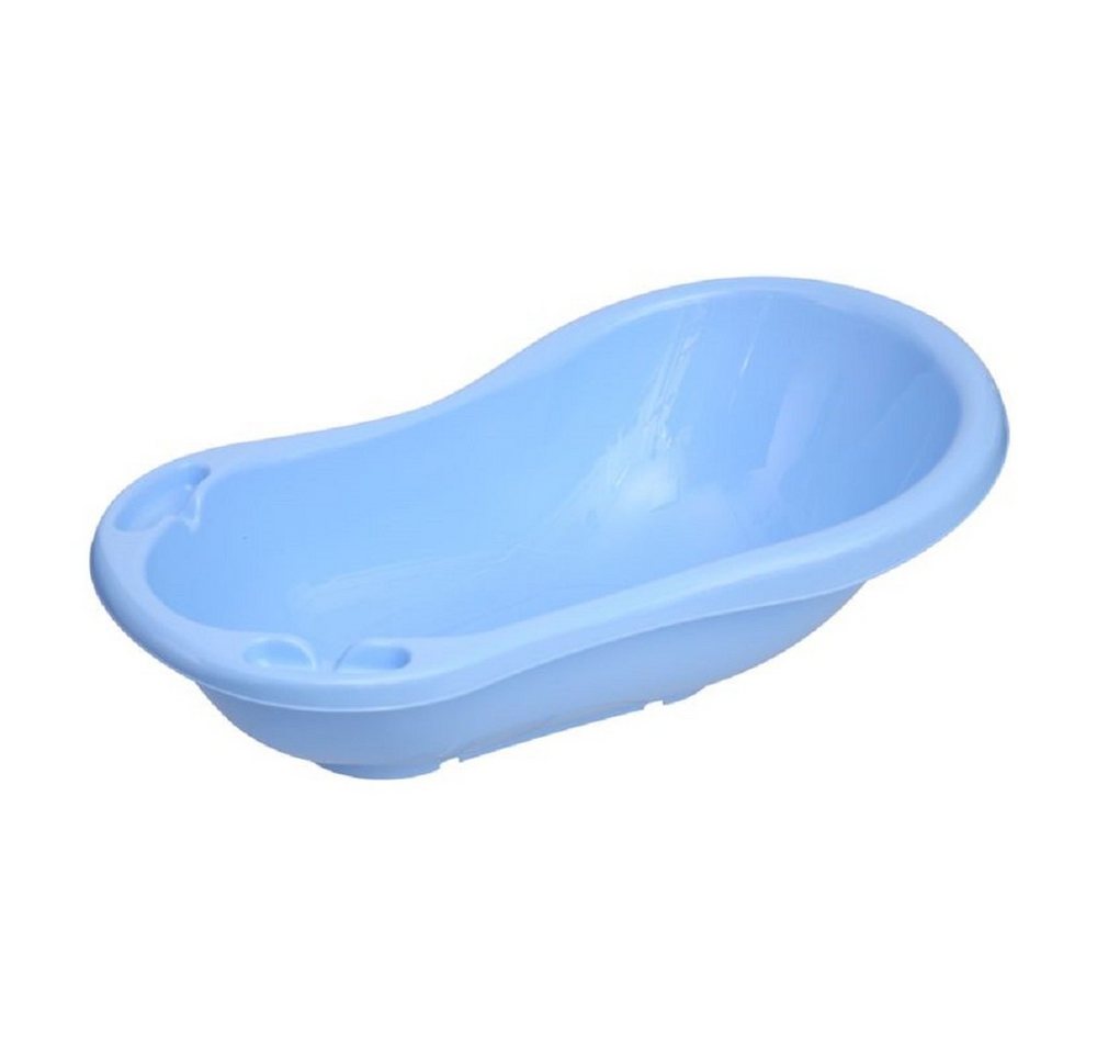 Lorelli Babybadewanne Babybadewanne mit Ablagefächer, 84 cm lang, ergonomische Form ab Geburt von Lorelli