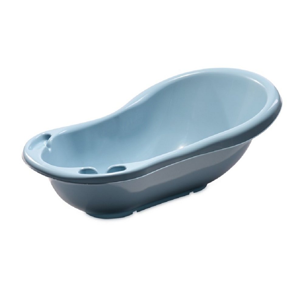 Lorelli Babybadewanne Babybadewanne mit Ablagefächer, 84 cm lang, ergonomische Form ab Geburt von Lorelli