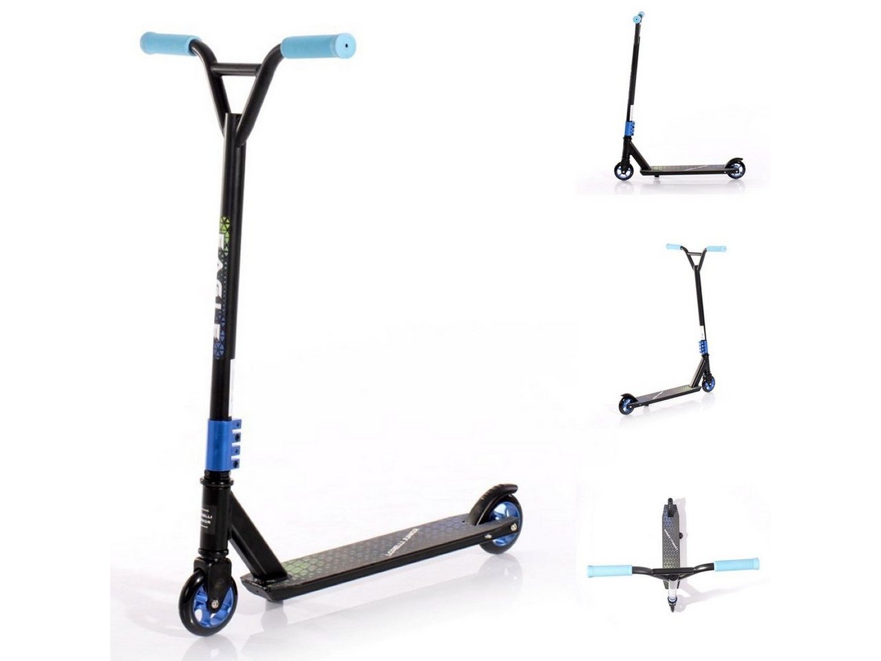 Lorelli Cityroller Kinderroller Eagle PU Räder, Aluminium Bremse faltbar Lenker 360° drehbar von Lorelli