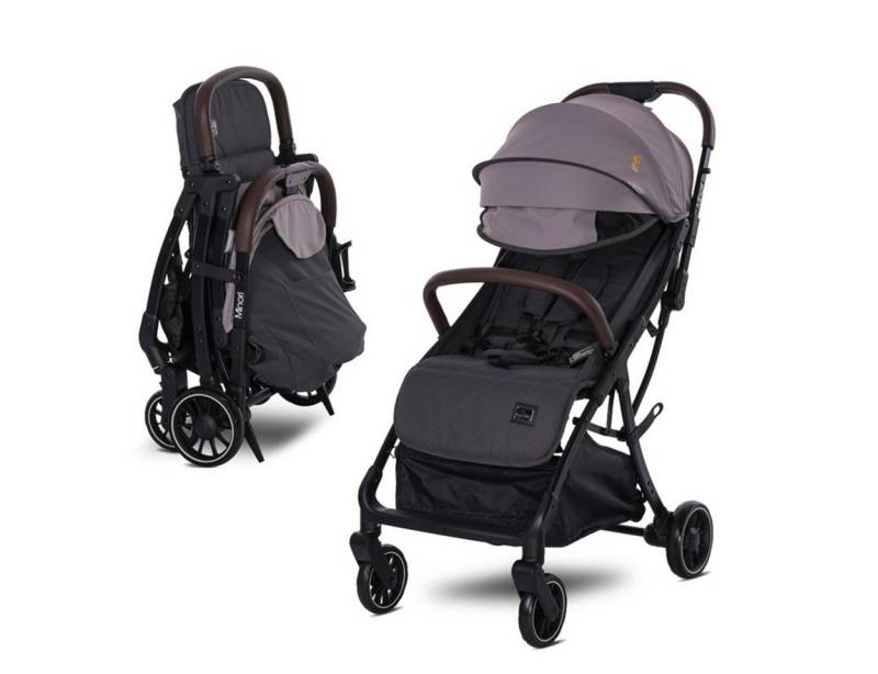 Lorelli Kinder-Buggy Kinderwagen Minori faltbar, PU-Räder Getränkehalter Fußabdeckung von Lorelli