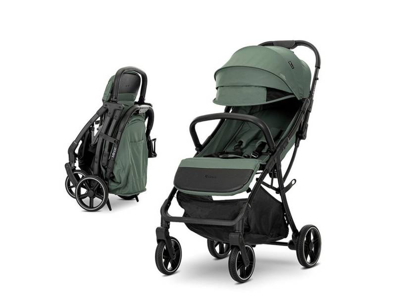 Lorelli Kinder-Buggy Kinderwagen Minori faltbar, PU-Räder Getränkehalter Fußabdeckung von Lorelli
