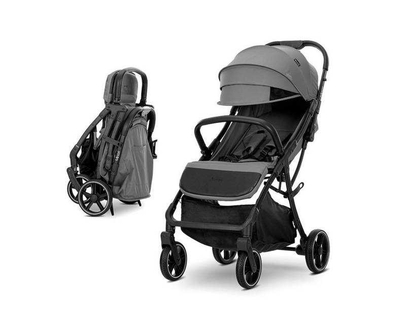 Lorelli Kinder-Buggy Kinderwagen Minori faltbar, PU-Räder Getränkehalter Fußabdeckung von Lorelli