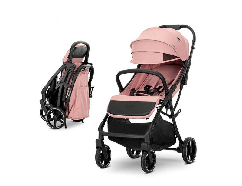 Lorelli Kinder-Buggy Kinderwagen Minori faltbar, PU-Räder Getränkehalter Fußabdeckung von Lorelli