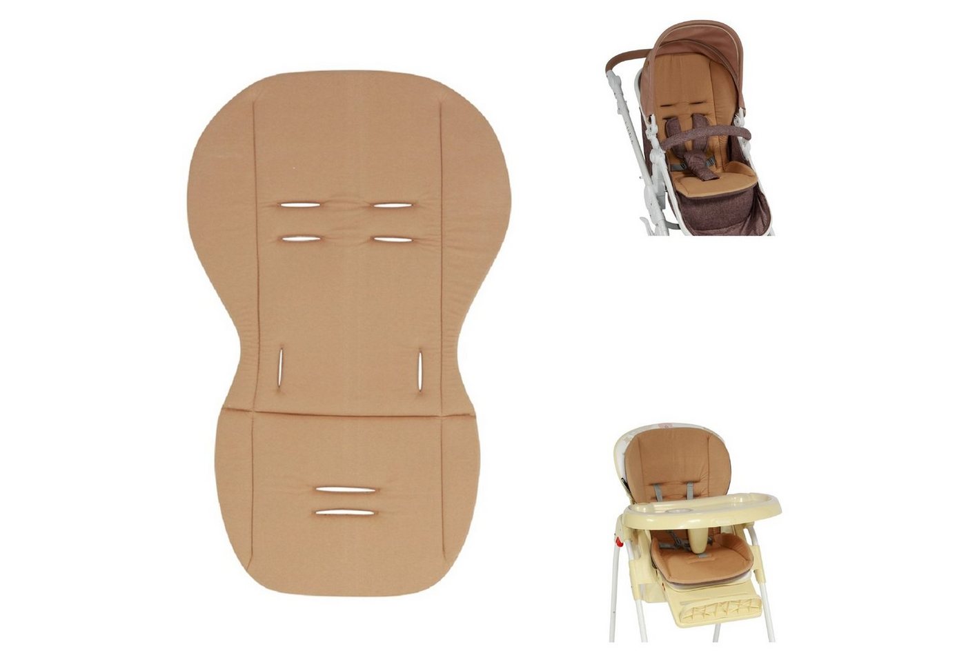 Lorelli Kinderwagen-Sitzauflage Kindersitzeinlage Travel Comfort, Kinderwagen, Hochstuhl, Sitzauflage von Lorelli