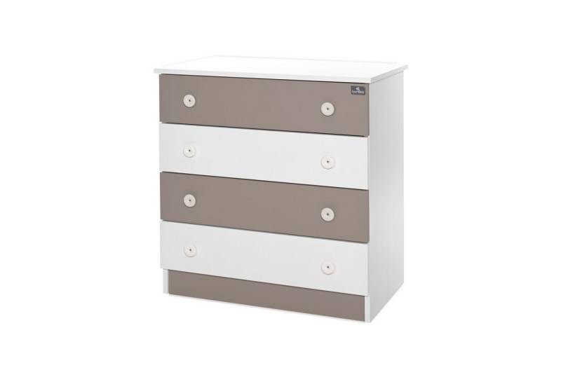 Lorelli Kommode Kommode Dresser, 81 x 50 x 86 cm, 4 große Schubladen, schnelle Montage von Lorelli