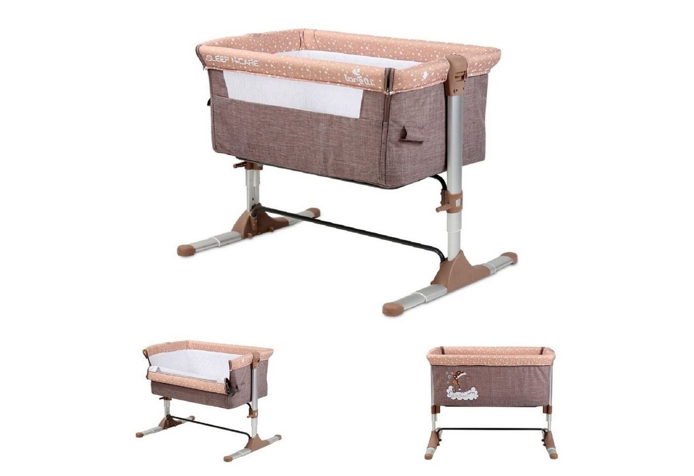 Lorelli Komplettbett Babybett Sleep n Care, ab Geburt, Matratze, höhenverstellbar, Öffnung Lorelli Komplettbett Babybett Sleep n Care, ab Geburt, Matratze, höhenverstellbar, Öffnung von Lorelli