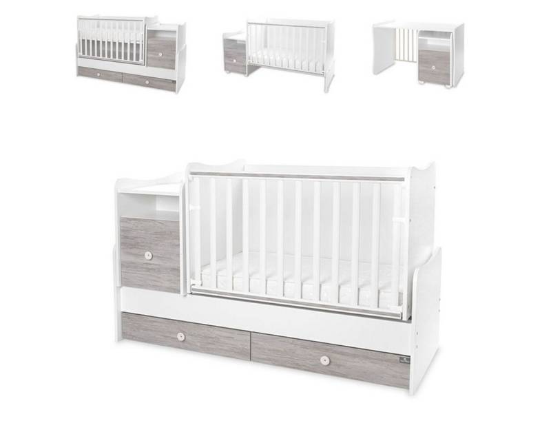 Lorelli Komplettbett Babybett Trend Plus 70x160cm, Schreibtisch Kinderbett Schubladen Kommode Lorelli Komplettbett Babybett Trend Plus 70x160cm, Schreibtisch Kinderbett Schubladen Kommode von Lorelli