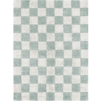 Lorena Canals - Kitchen Tiles Teppich, 120 x 160 cm, salbei blau von Lorena Canals