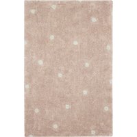 Lorena Canals - Mini Dot Teppich, 100 x 150 cm, rose / natur von Lorena Canals