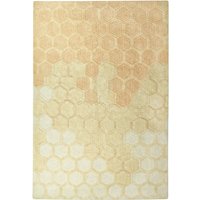 Lorena Canals - Sweet Honey waschbarer Teppich, 140 x 200 cm, ivory / vanilla / golden von Lorena Canals