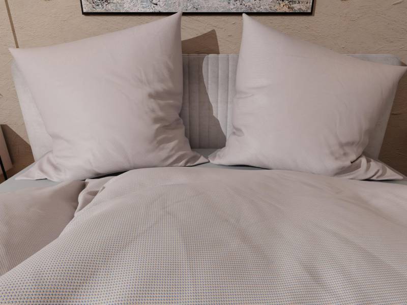 Lorena Maco Interlock Jersey Bettwäsche weiß Quadrat 155x220 + 80x80 Lorena Maco Interlock Jersey Bettwäsche weiß Quadrat 155x220 + 80x80 von Lorena