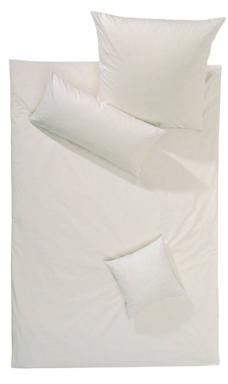 Lorena Mako-Batist Minikarobettwäsche Basel beige Kissenbezug 40x60cm von Lorena