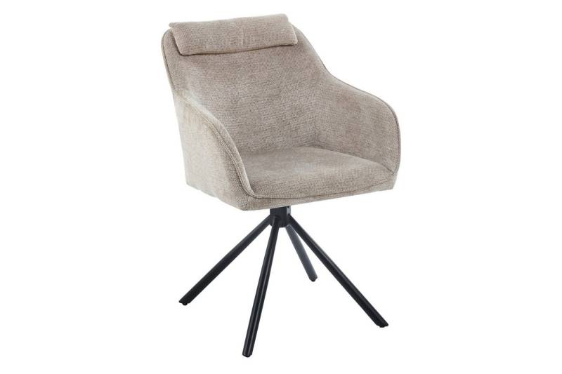 Loreno® Drehstuhl Mucki, mit Samtbezug, drehbar um 360 Grad von Loreno®