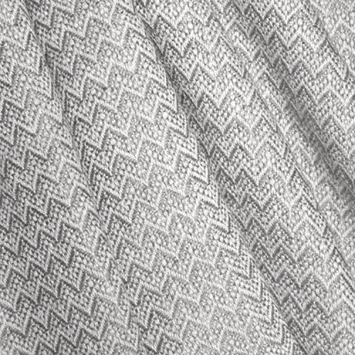 Lorenzo Cana Luxus Kaschmirdecke, 100% Kaschmir, grau, flauschig weiche Wohndecke, Decke handgewebt, Sofadecke Wolldecke - 96119 von Lorenzo Cana