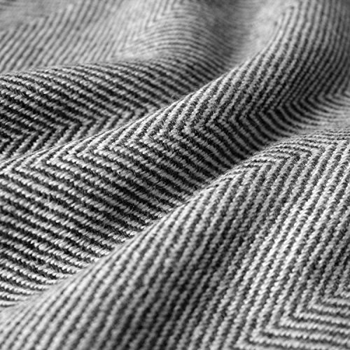 Lorenzo Cana - Kaschmirdecke,100% Kaschmir, flauschig weiche Wohndecke, Decke handgewebt, Sofadecke Kaschmirdecke Wolldecke,grau, 130 x180 cm - 96177 von Lorenzo Cana