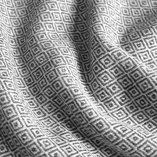 Lorenzo Cana Luxus Kaschmirdecke 100% Kaschmir flauschig weiche Wohndecke Decke handgewebte Sofadecke Kaschmirdecke Wolldecke Grau 9617577 von Lorenzo Cana