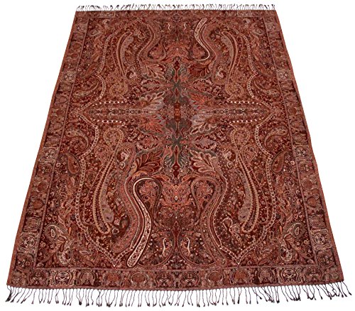 Lorenzo Cana Wolldecke aufwändig Jacquard gewebtes Paisley Muster, flauschig weiche Decke aus 100% Wolle Wohndecke Sofadecke Wohndecke 96121 Lorenzo Cana Wolldecke aufwändig Jacquard gewebtes Paisley Muster, flauschig weiche Decke aus 100% Wolle Wohndecke Sofadecke Wohndecke 96121 von Lorenzo Cana
