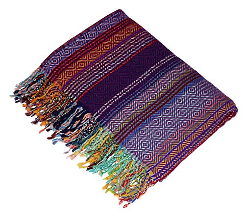 Lorenzo Cana Wolldecke jacquardgewebt aus 100% Wolle vom Merinolamm Mehrfarbig bunt, Flauschige Decke Wohndecke Sofadecke 130 cm x 170 cm - 9620977 Lorenzo Cana Wolldecke jacquardgewebt aus 100% Wolle vom Merinolamm Mehrfarbig bunt, Flauschige Decke Wohndecke Sofadecke 130 cm x 170 cm - 9620977 von Lorenzo Cana