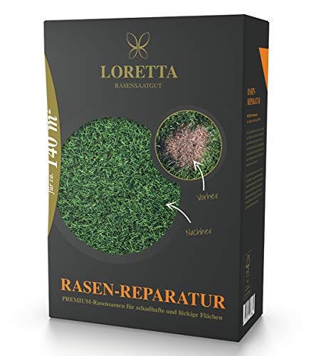 Loretta Rasen Reparatur Premiumnachsaat mit Mantelsaat 2,2 kg für ca. 140 m² von Loretta