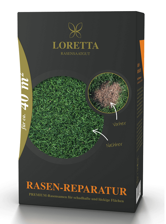 Loretta Rasen-Reparatur Premiumnachsaat mit Mantelsaat von Loretta