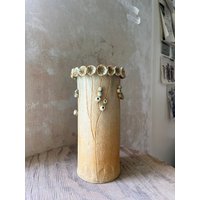 Handgemachter Übertopf Aus Keramik, Skulpturales Steingut, Hellgrüne Glasur Handgemachter Übertopf Aus Keramik, Skulpturales Steingut, Hellgrüne Glasur von LoriShaulCeramics