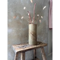 Handgemachte Keramikvase Oder Pflanzgefäß Mit Farn, Handgemachte Keramikvase, Rustikale Vase Handgemachte Keramikvase Oder Pflanzgefäß Mit Farn, Handgemachte Keramikvase, Rustikale Vase von LoriShaulCeramics