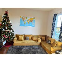 L-Förmiges Samt Bodensofa Modernes Modulares Couch Set L-Förmiges Samt Bodensofa Modernes Modulares Couch Set von LorientalaHD