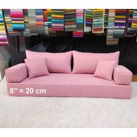 Rosa Boden Sitz Sofa Türkisch Arabisch Wohnzimmer Set von LorientalaHD