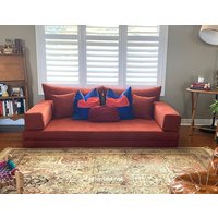 Samt Bernstein Boden Sofa Türkisch Arabisch Wohnzimmer Set von LorientalaHD
