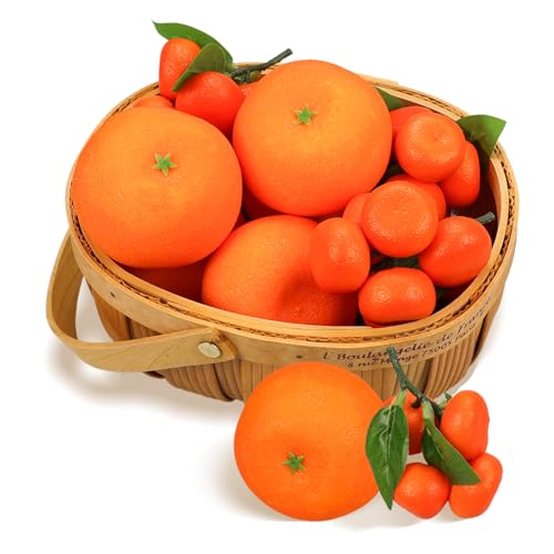 Lorigun 9 St. Gefälschte Orangen, Künstliche Orangen Früchte Dekor Lebensechte gefälschte Früchte Faux Cuties Orangen für Dekoration Obstschale Tablett, Orangen Party Dekor, Orangen Küche Dekor Lorigun 9 St. Gefälschte Orangen, Künstliche Orangen Früchte Dekor Lebensechte gefälschte Früchte Faux Cuties Orangen für Dekoration Obstschale Tablett, Orangen Party Dekor, Orangen Küche Dekor von Lorigun