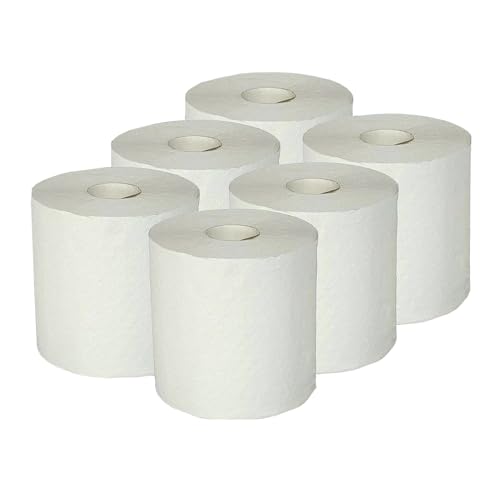 Lorito Papierhandtuchrolle Handtuchrolle aus Recyclingpapier naturweiß, 6 Rollen, 2-lagig, 19 cm x 145 m Lorito Papierhandtuchrolle Handtuchrolle aus Recyclingpapier naturweiß, 6 Rollen, 2-lagig, 19 cm x 145 m von Lorito