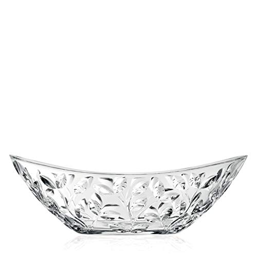 LORENZO RCR Crystal Laurus Collection Ovale Schale von Lorren Home Trends