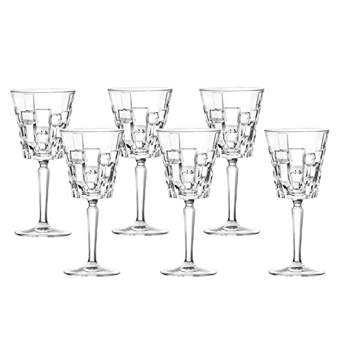 Lorren Home Trends 274368 RCR Etna Set mit 6 Weingläsern, Glas, 20 cl von Lorren Home Trends