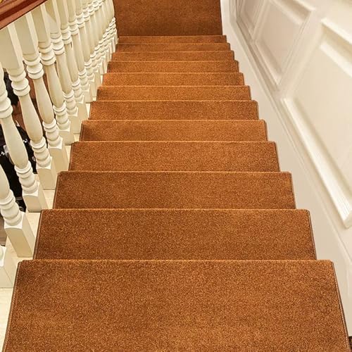 Lorxilar Stufenmatten Selbstklebend Treppenteppich Sicherheit Stufenteppich Für Kinder, Älteste Und HaustiereB,3X(30x85cm/11.8x33.5in) von Lorxilar