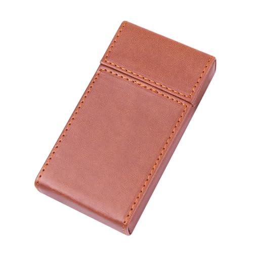 Lorxilar Zigarettenetui Schlank Zigarettenbox Leder Mit Magnetverschluss Zigarettenschachtel Für 20 Zigaretten,One Size,Brown Lorxilar Zigarettenetui Schlank Zigarettenbox Leder Mit Magnetverschluss Zigarettenschachtel Für 20 Zigaretten,One Size,Brown von Lorxilar